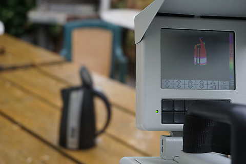 Thermographiebild Wasserkocher