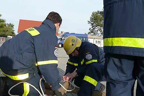 Grundausbildung im Ortsverband Stralsund